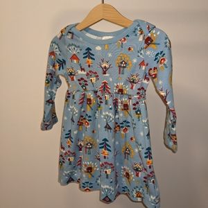 Hanna Winter Print Dress